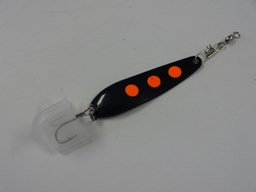 Show details for Black with Orange dots #1000 Picture of Black with Orange dots #1000