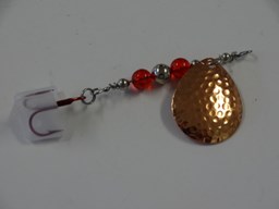 Show details for Copper with Red Bead #1021 Picture of Copper with Red Bead #1021