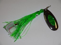 Show details for Green with Black Dots #1087 Picture of Green with Black Dots #1087