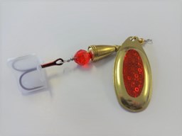 Show details for Red with Gold Blade #1401 Picture of Red with Gold Blade #1401