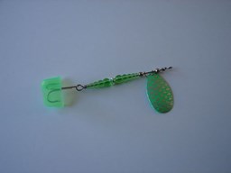 Show details for Green Scale with Treble Hook #147 Picture of Green Scale with Treble Hook #147