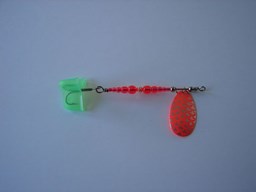 Show details for Orange Scale with Treble Hook #141 Picture of Orange Scale with Treble Hook #141