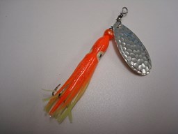 Show details for Kokanee Katcher Orange Chartreuse # 517 Picture of Kokanee Katcher Orange Chartreuse # 517