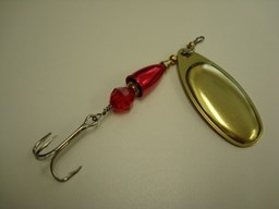 Show details for Hot Candy Red with Brass Blade #509 Picture of Hot Candy Red with Brass Blade #509