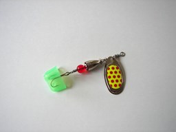 Show details for Polka-Dot-Red Fire Dot on Yellow #221 Picture of Polka-Dot-Red Fire Dot on Yellow #221