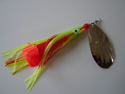 Show details for Chartreuse with Red Stripe and Red Skirt #262 Picture of Chartreuse with Red Stripe and Red Skirt #262