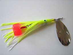 Show details for Fluorescent Chartreuse White with Chartreuse Skirt #277 Picture of Fluorescent Chartreuse White with Chartreuse Skirt #277