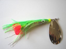 Show details for Fluorescent Green Silver with Chartreuse Green Tip #278 Picture of Fluorescent Green Silver with Chartreuse Green Tip #278