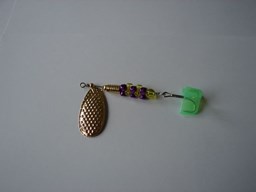 Show details for Gold Diamond with Metallic Purple Chartreuse #446 Picture of Gold Diamond with Metallic Purple Chartreuse #446