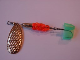 Show details for Gold Diamond with Orange Glitter #477 Picture of Gold Diamond with Orange Glitter #477