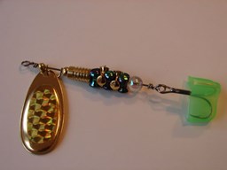 Show details for Gold Prism with Metallic Green and Gold #460 Picture of Gold Prism with Metallic Green and Gold #460