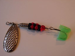Show details for Silver Diamond with Black and Red #471 Picture of Silver Diamond with Black and Red #471