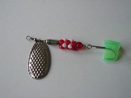 Show details for Silver Diamond with Red White # 431 Picture of Silver Diamond with Red White # 431