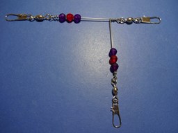 Show details for Purple and Red Bead Spreader #682 Picture of Purple and Red Bead Spreader #682
