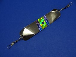 Show details for Salmon Flasher Blue/Green Holographic #720 Picture of Salmon Flasher Blue/Green Holographic #720