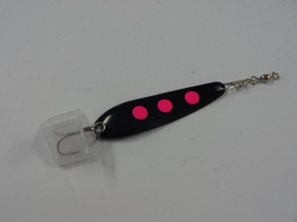 Picture of Black with Hot Pink dots #1001