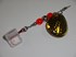 Picture of Hammered Gold with Red Bead #1026, Picture 1