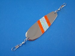 Picture of Silver and Orange Prism #1173