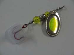 Picture of Chartreuse Glitter and Silver #1316