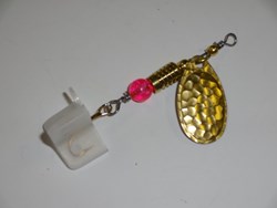 Picture of Pink and Hammered Brass #1326