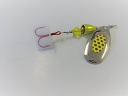 Picture of Chartreuse with Red Dots #1458
