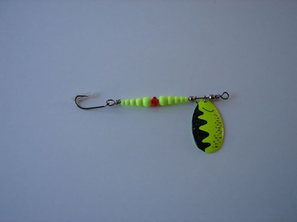 Picture of Chartreuse Tiger with Bait Hook #150