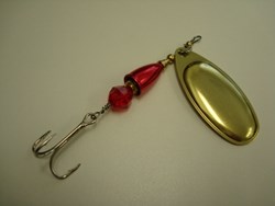 Picture of Hot Candy Red with Brass Blade #509