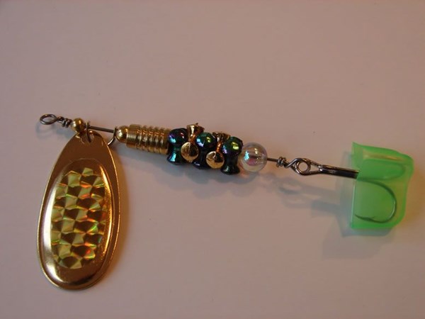 Picture of Gold Prism with Metallic Green and Gold #460
